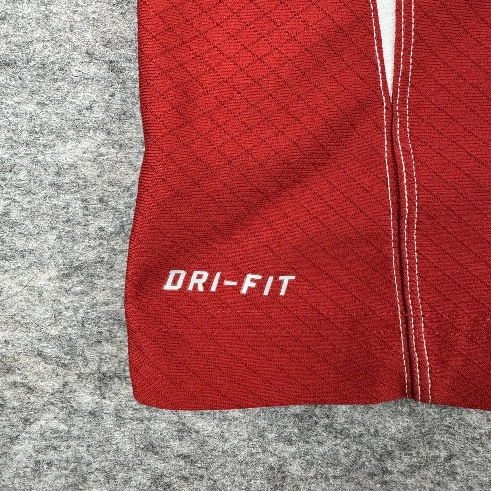 Nike Dri Fit Polo Shirt Alabama Crimson Tide Red Mens Large L